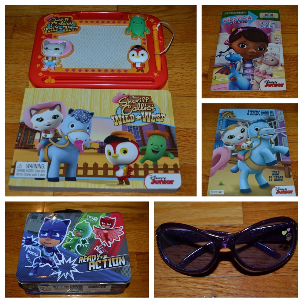 Disney Jr. Lot Art Supplies Sheriff Callie's Wild West, Doc McStuffins, PJ Masks